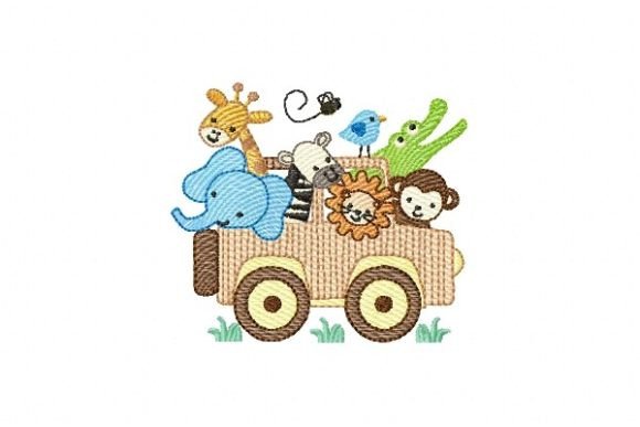Animals Safari in the Car: Merch Design Review