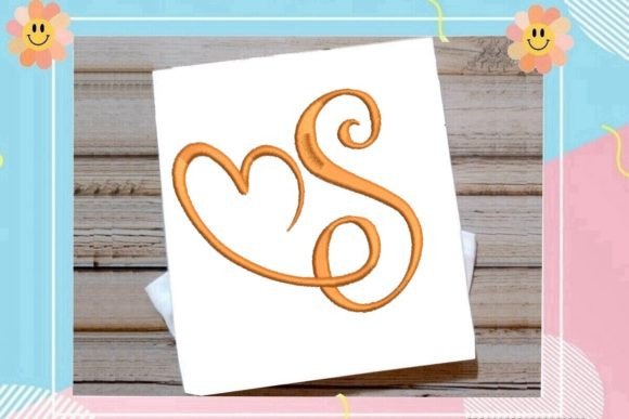 Beautiful Monogram S Letter Heart Review