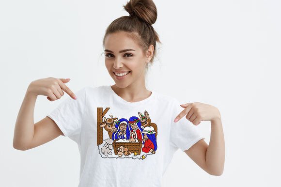 Birth of Child Jesus: A Review for Business Embroidery Use