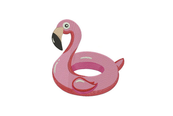Flamingo Swimming Balloon Review for Real Embroidery Projects