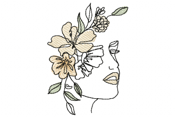 Flowers Face Embroidery Design: A Personalized Gift Review