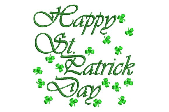Happy St Patrick Day Embroidery Design Review