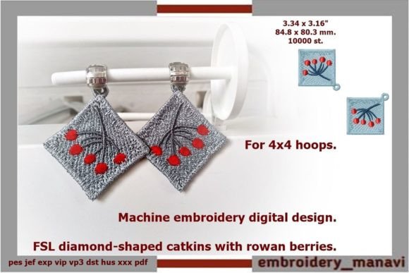 ITH Diamond Shaped Earrings with Rowan Review