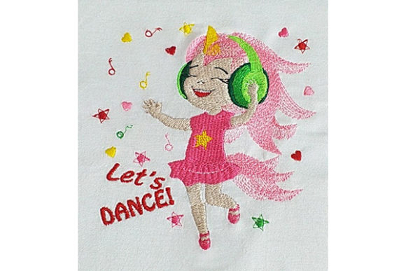Let’s Dance Unicorn Girl – A Seasonal Embroidery Review