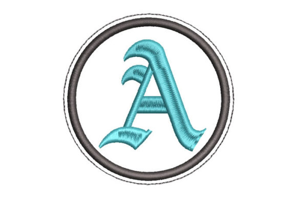 Letter A in Gothic Font: A Designer’s Review for Boutique Sweatshirt Embroidery