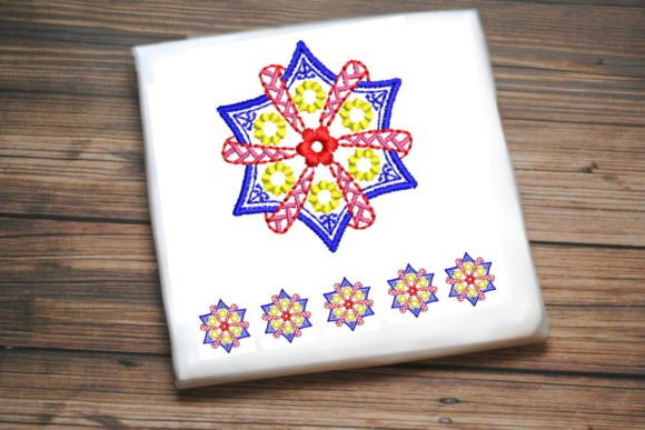 Multicolor Flower Fan: A Versatile Embroidery Design for Small Shop Sellers