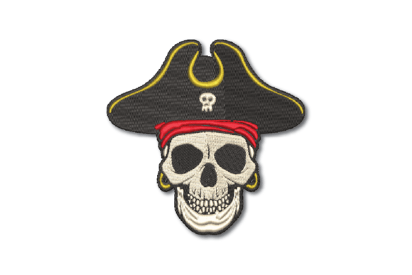 Pirate: A Bold Embroidery Design for Crafters and Sellers
